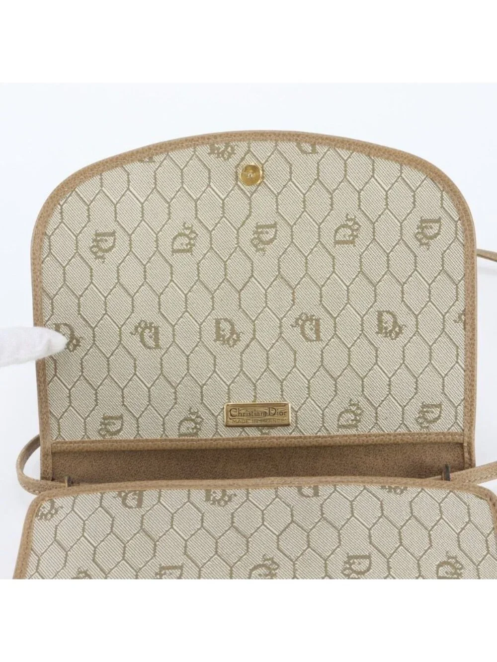 Dior Vintage Leather Shoulder Bag